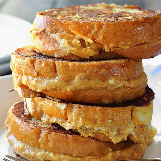 Pumpkin Stuffed French Toast