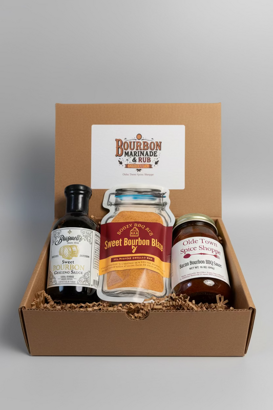Bourbon Marinade & Rub Gift Set