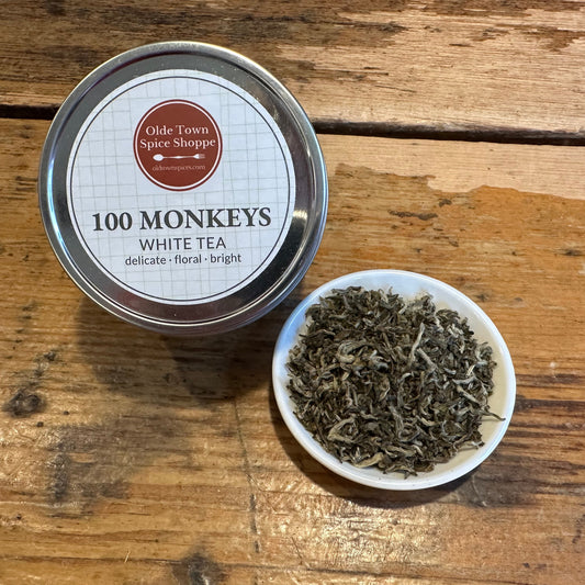 100 Monkeys - White - Loose