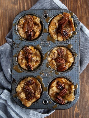 Mini Bread Puddings from Dessert For Two