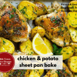 dinner at the zoo greek chicken and potato sheet pan cooking